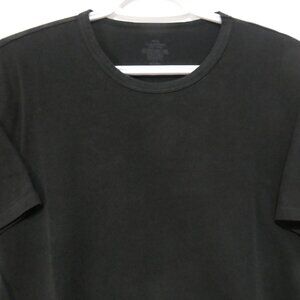 CALVIN KLEIN - Cotton Stretch | medium | Classic Black Crew Neck T-Shirt